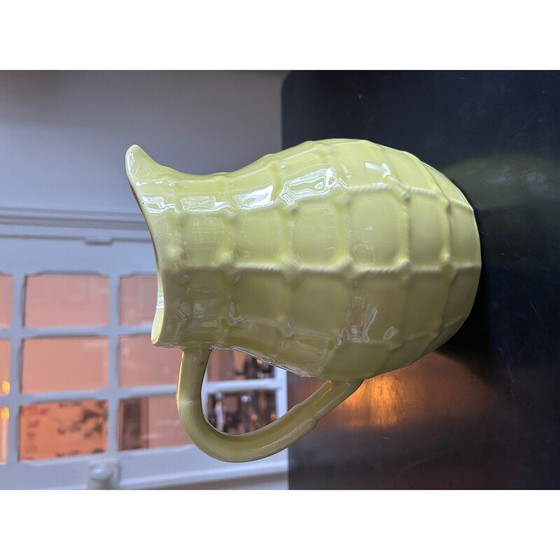Image 1 of Vintage earthenware pitcher for the Saint Clément factory, Italy 1950
