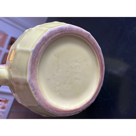 Image 1 of Vintage earthenware pitcher for the Saint Clément factory, Italy 1950