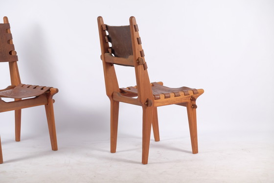 Image 1 of 2x Mid-Century dining chairs by Angel I. Pazmino