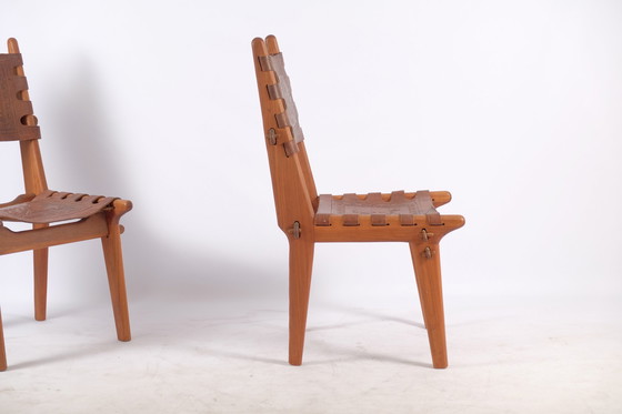 Image 1 of 2x Mid-Century dining chairs by Angel I. Pazmino