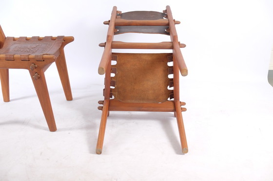 Image 1 of 2x Mid-Century dining chairs by Angel I. Pazmino