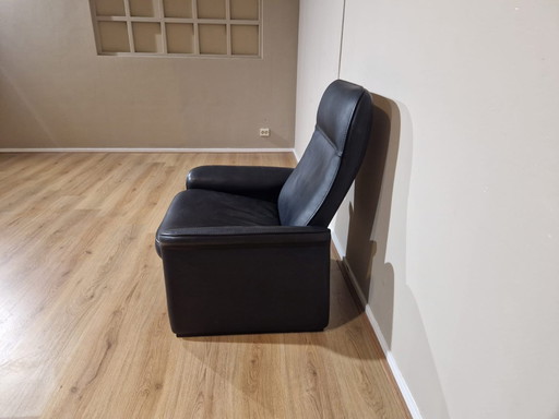 de Sede DS50/DS55 Fauteuil en cuir noir Design