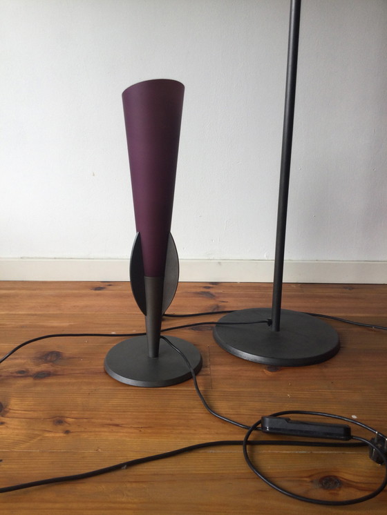 Image 1 of 2x lampade da terra vintage abbinate