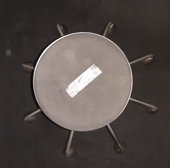 Image 1 of Candelabro Hagberg de 8 brazos (acero inoxidable), versión con firma grabada 