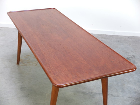 Image 1 of Andreas Tuck Table basse en teck et chêne par Hans Wegner