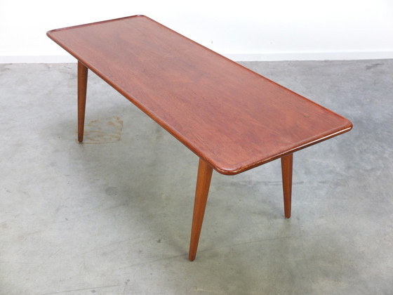 Image 1 of Andreas Tuck Table basse en teck et chêne par Hans Wegner