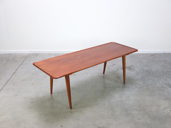 Image 1 of Andreas Tuck Table basse en teck et chêne par Hans Wegner