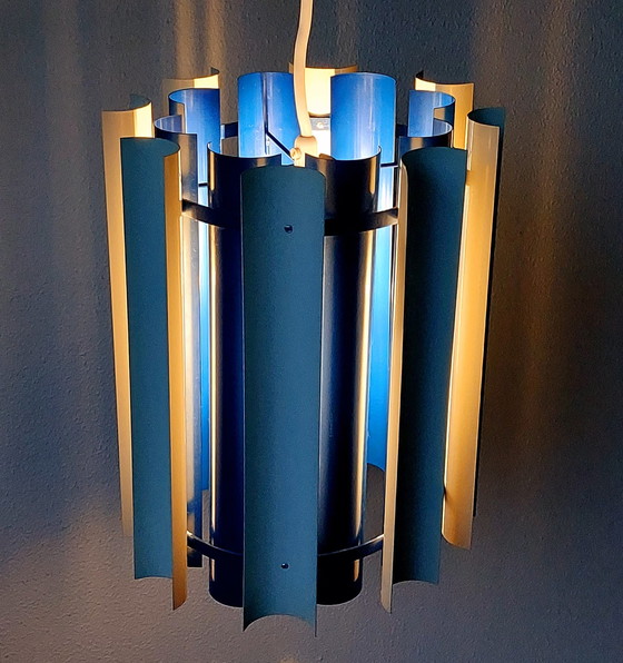 Image 1 of Blue And White Mexico Lamp | Yki Nummi | Orno