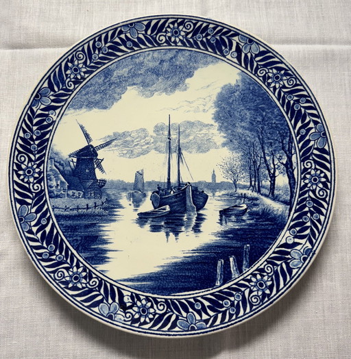 Set Of 12 Plates Boch Delft