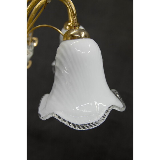 Image 1 of Vintage Murano glass chandelier, Italy 1990s