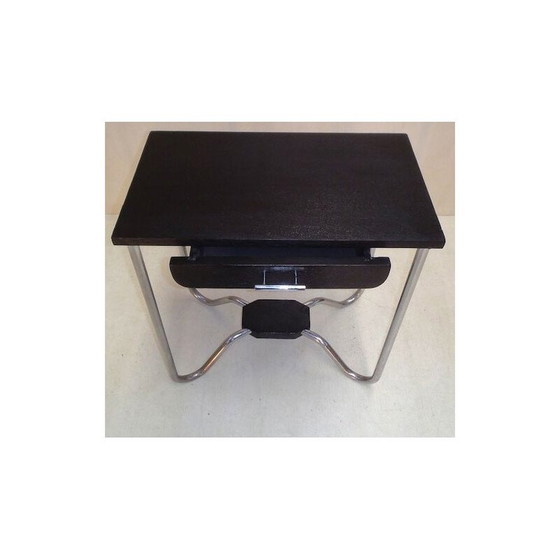 Image 1 of Vintage children's desk in metal and oak, 1930