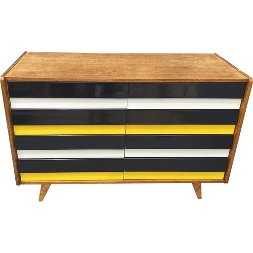 Mid century chest of drawers U-453 by Jiri Jiroutek, Czechoslovakia 1960s