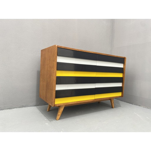 Mid century chest of drawers U-453 by Jiri Jiroutek, Czechoslovakia 1960s