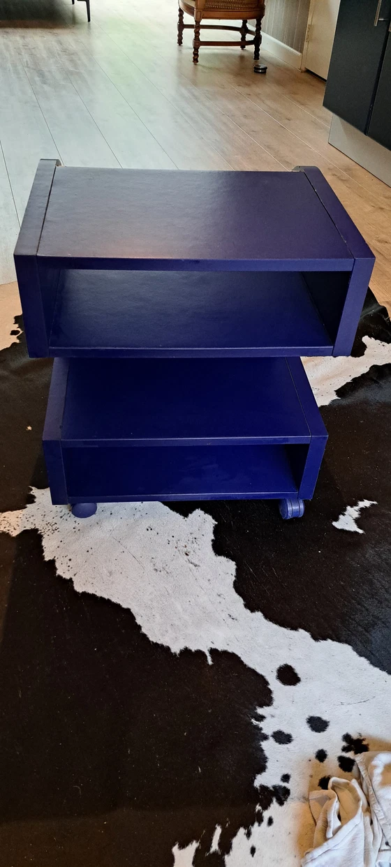 Image 1 of Ikea Ilen nightstand/TV cabinet 1999 blue