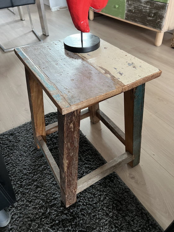 Image 1 of Piet-Hein Eek Recycled Chest of drawers and side table