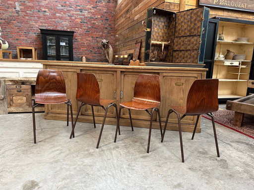 Suite Of 4 Pagwood Chairs From Pagholz Flötotto