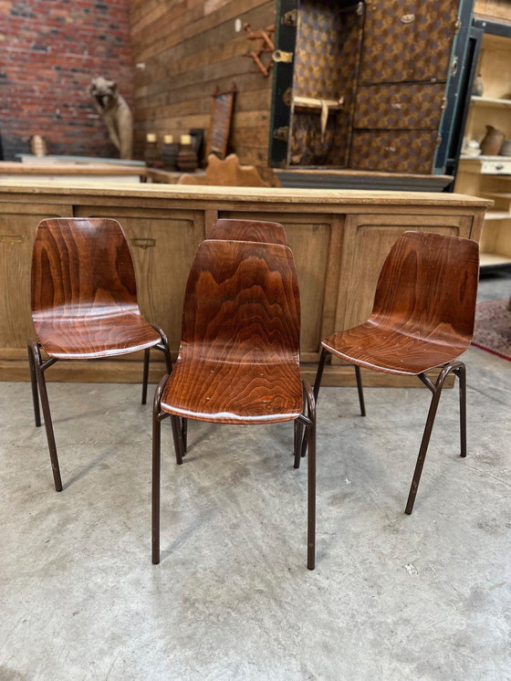 Image 1 of Suite Of 4 Pagwood Chairs From Pagholz Flötotto