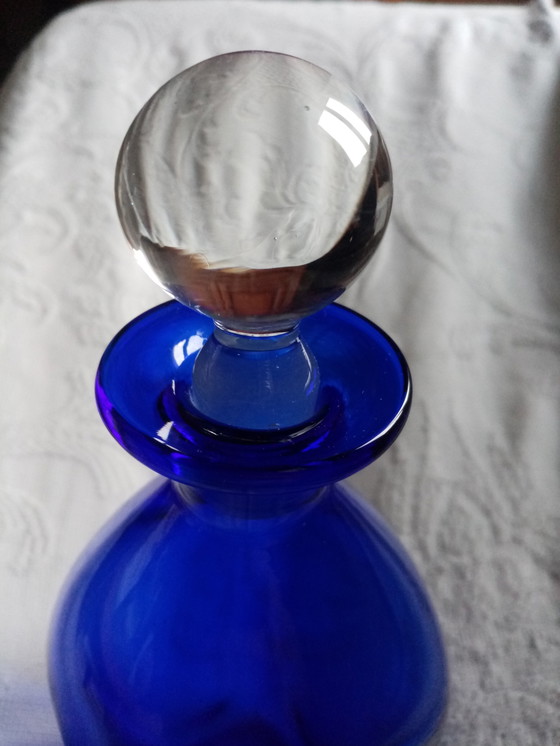 Image 1 of Glass Decanter By Jacob Eiler Bang For Kastrup Denmark