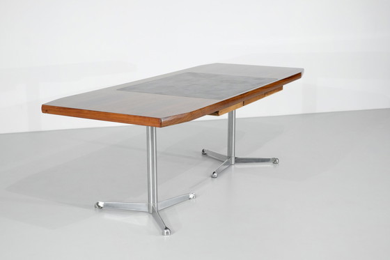 Image 1 of T 160" desk By Osvaldo Borsani For Tecno, Italy 1960s.