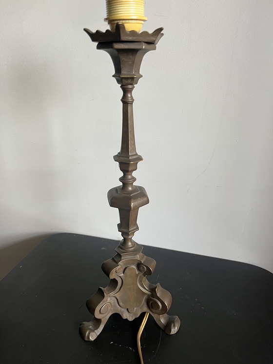 Image 1 of Bronzen Baroque Lampenvoet