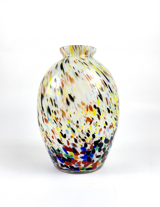 Vase à injection Art déco Kralik Tchécoslovaquie