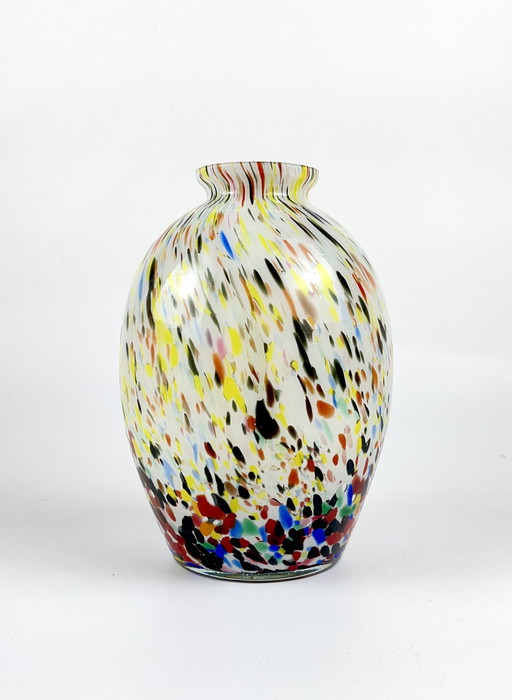 Vase à injection Art déco Kralik Tchécoslovaquie