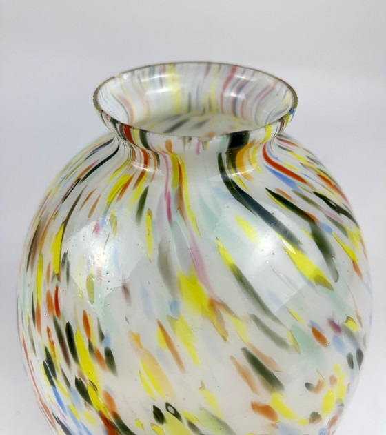 Image 1 of Spray glass vase Art Deco Art Nouveau Kralik Czechoslovakia