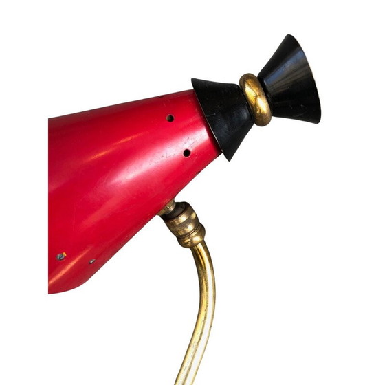 Image 1 of Pair of vintage brass sconces, 1950