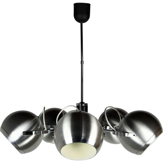 Image 1 of Vintage metal Eyeball pendant lamp, 1960
