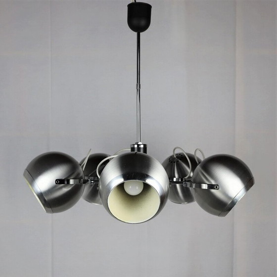 Image 1 of Vintage metal Eyeball pendant lamp, 1960