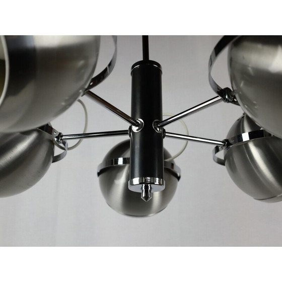Image 1 of Vintage metal Eyeball pendant lamp, 1960