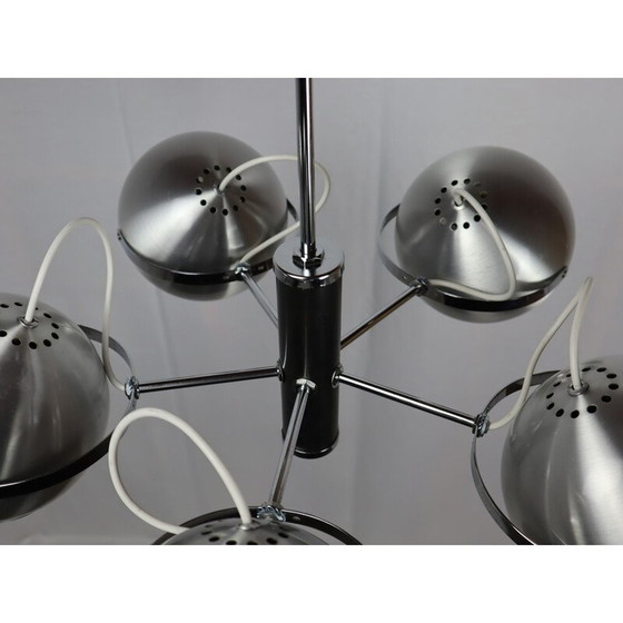 Image 1 of Vintage metal Eyeball pendant lamp, 1960