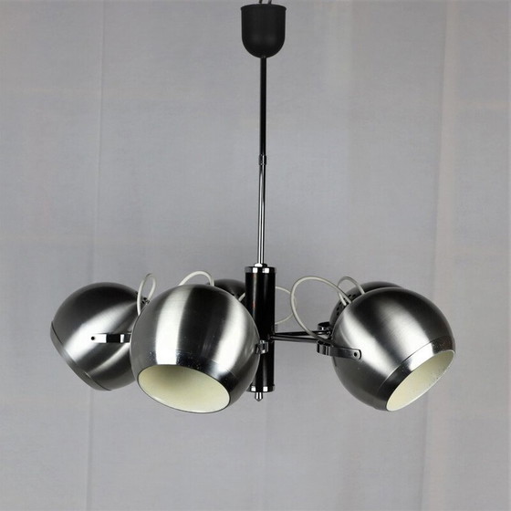 Image 1 of Vintage metal Eyeball pendant lamp, 1960