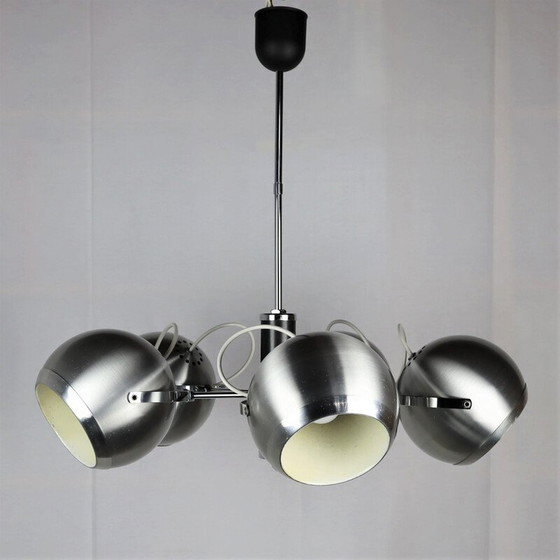 Image 1 of Vintage metal Eyeball pendant lamp, 1960