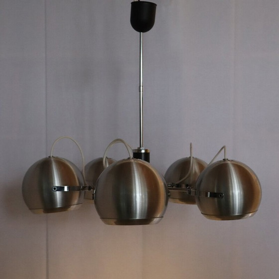 Image 1 of Vintage metal Eyeball pendant lamp, 1960