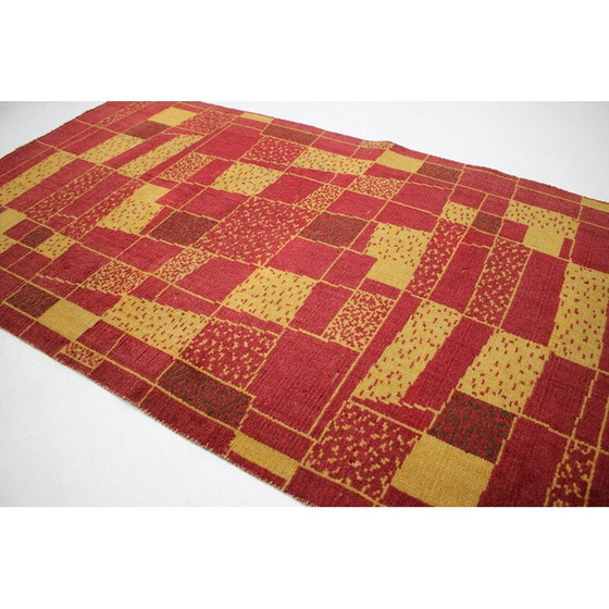 Image 1 of Vintage red wool rug