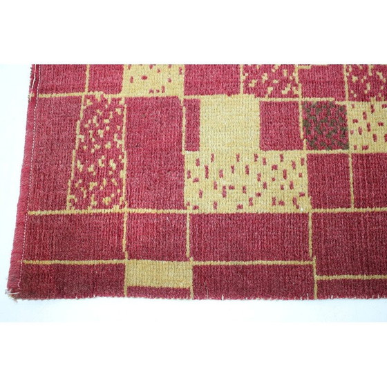 Image 1 of Vintage red wool rug