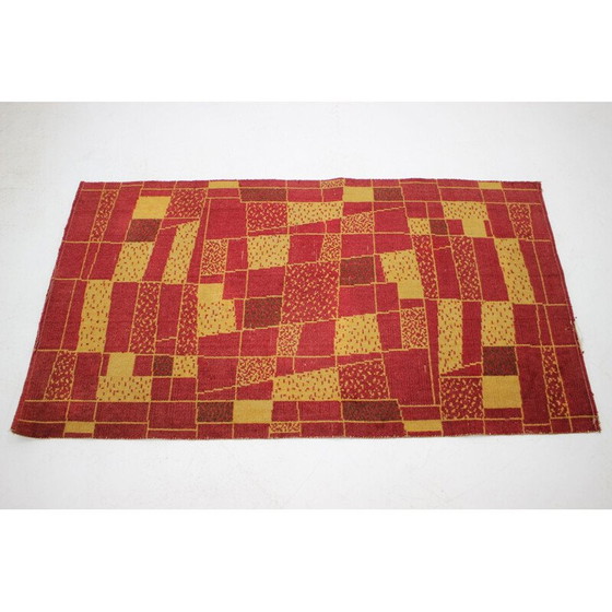 Image 1 of Vintage red wool rug