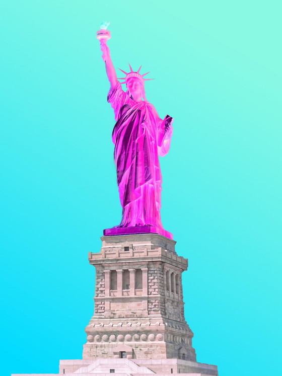 Kopie Van Miss Liberty (New York) – Photography, Paper, Abstract (photo 2 of 6)
