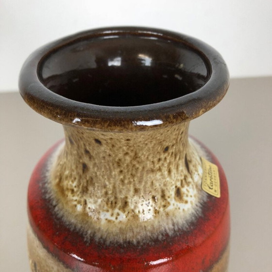 Image 1 of Vintage fat lava ceramic vase by Heinz Siery for Carstens Tönnieshof, Germany 1970