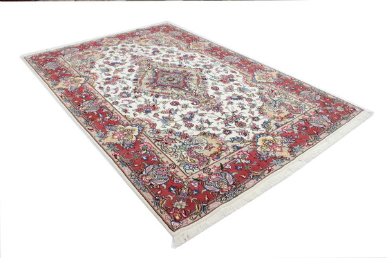 Image 1 of Original hand-knotted Persian carpet Tabriz 290 X 193 Cm New , Unused