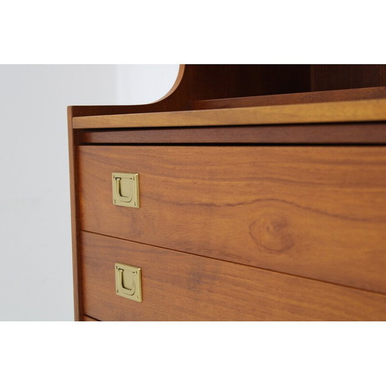 Image 1 of Vintage teak and iron chest of drawers, Denmark 1960