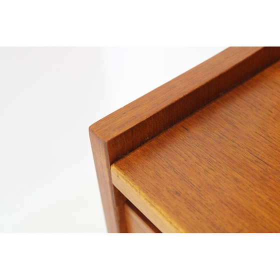 Image 1 of Vintage teak and iron chest of drawers, Denmark 1960