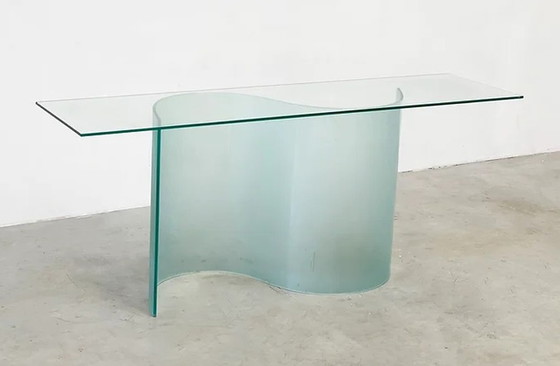 Image 1 of Fiam Marea console table in glass