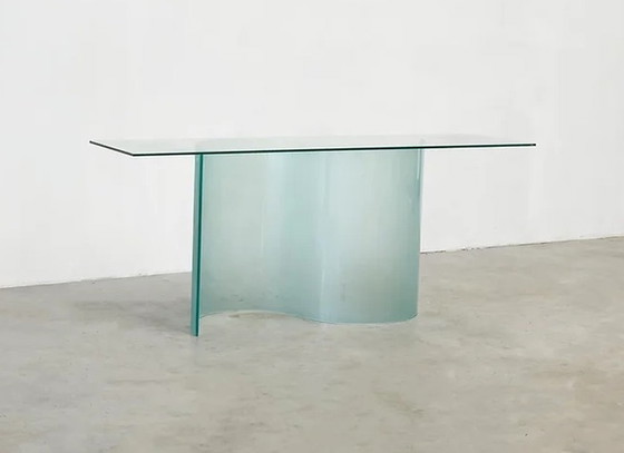 Image 1 of Fiam Marea console table in glass