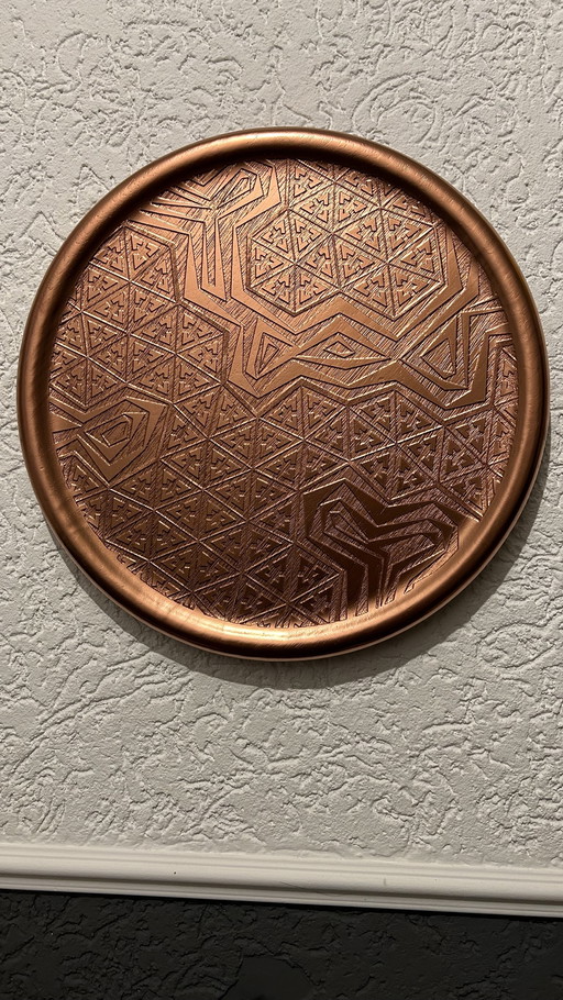 Rotan Hunt Copper Wall Plate