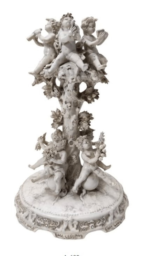 Capodimonte porcelain sculpture by Mollica, 1960s