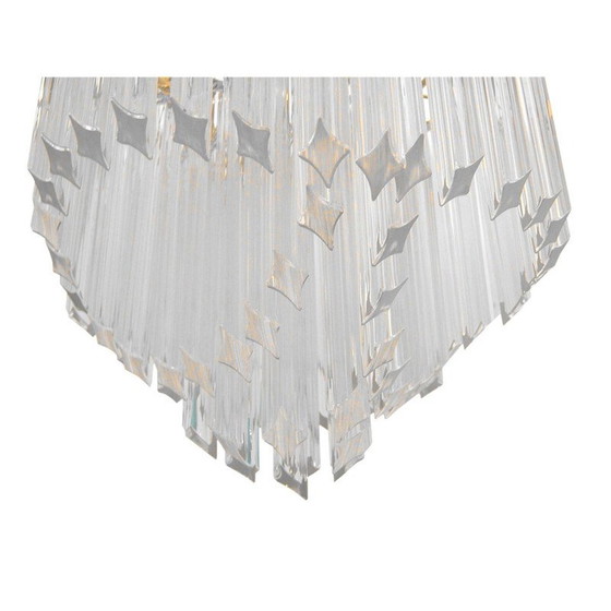 Image 1 of Vintage ceiling lamp crystal Paolo Venini Italy 1970