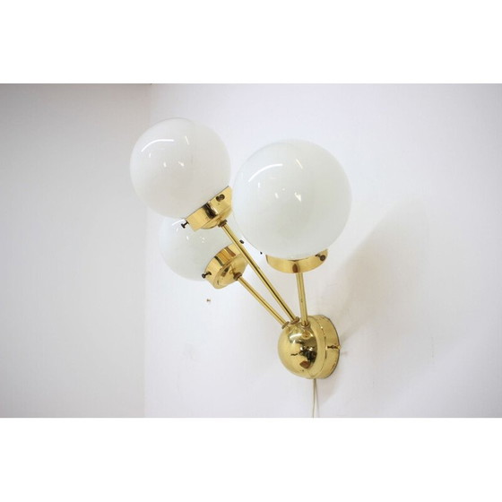 Image 1 of Vintage brass wall lamps by Drukov, 1970