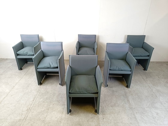 Image 1 of 6x Cassina 401 Break chairs by  Mario Bellini